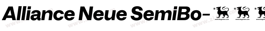 Alliance Neue SemiBo字体转换 Alliance Neue SemiBo字体转换